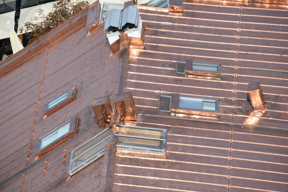 copper roofing in Littleton, MA. Precision Roofing, LLC.