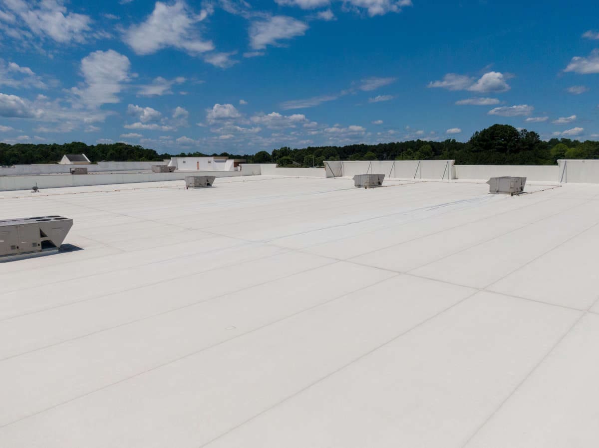 Commercial Roof Inspection in Littleton, MA. Precision Roofing